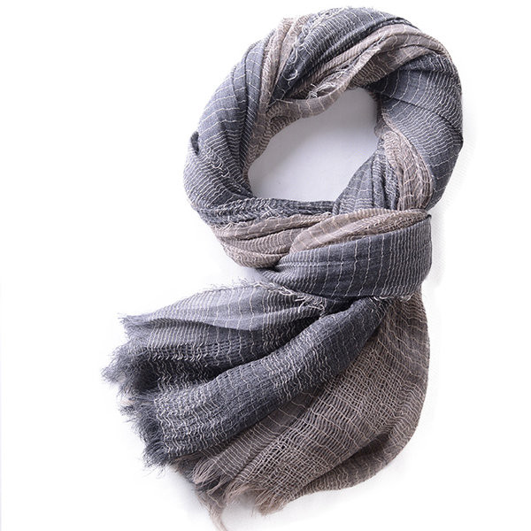 Karirani muški šal ležernog uzorka