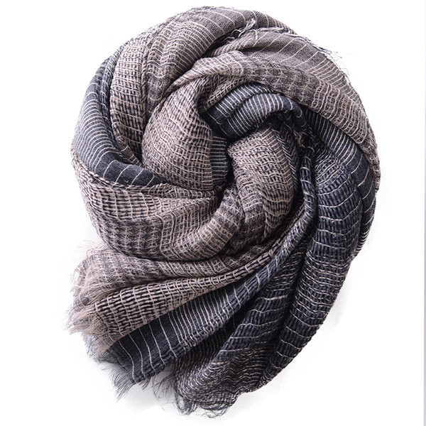 Karirani muški šal ležernog uzorka