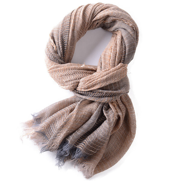 Karirani muški šal ležernog uzorka