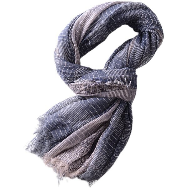 Karirani muški šal ležernog uzorka