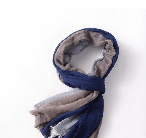 Muški ležerni šal prugastog uzorka