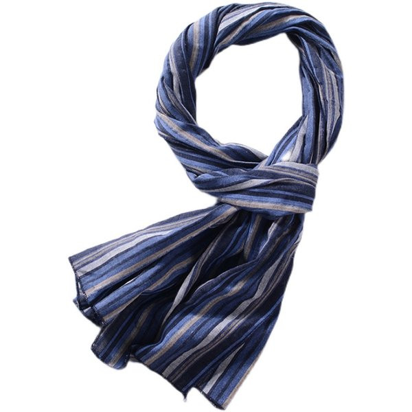 Svītraina vīriešu šalles retro raksts