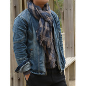 Vīriešu rūtains lakats dažādās krāsās