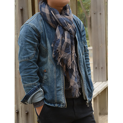 Vīriešu rūtains lakats dažādās krāsās