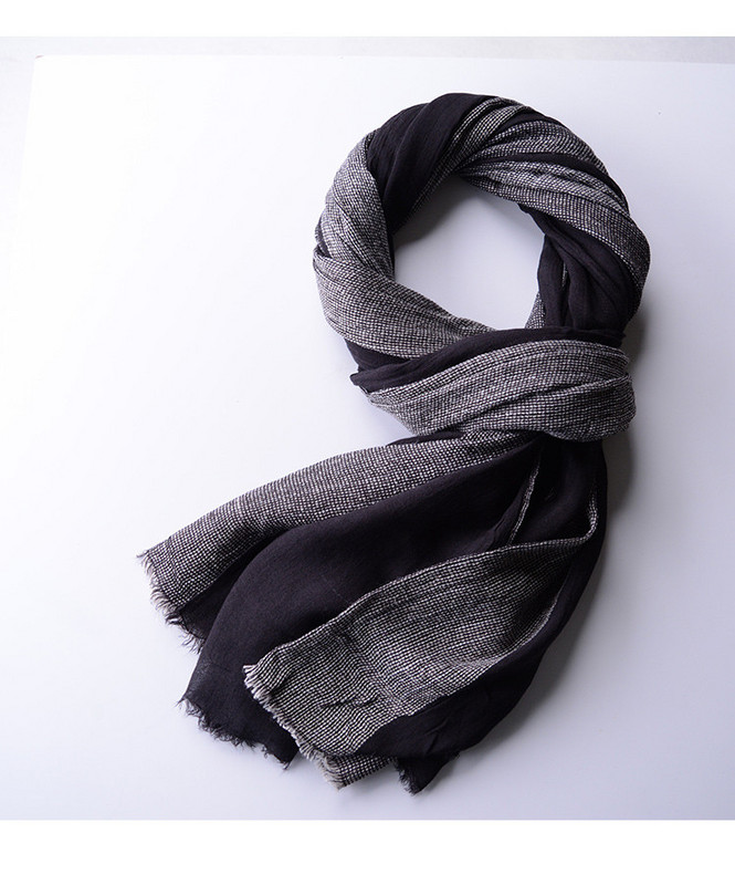 Ανδρικό κασκόλ casual σε δύο χρώματα