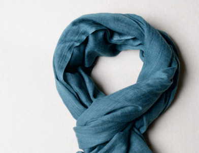 Ikdienas vienkrāsains vīriešu šalle - rudens