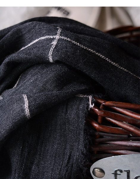 Ikdienas vienkrāsains vīriešu šalle - rudens