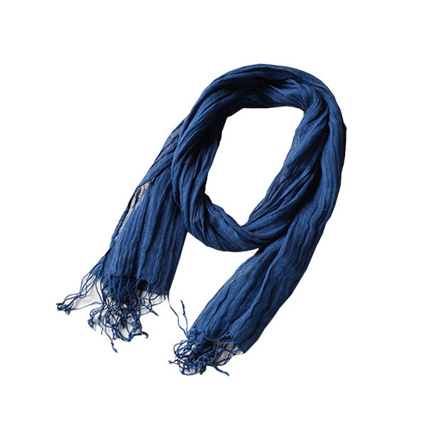 Ανδρικό φουλάρι με κρόσσια σε δύο χρώματα