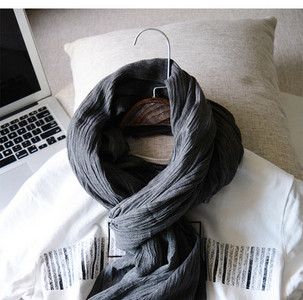 Moderan muški šal - jednobojan