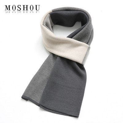 Muški jesensko-zimski šal sa natpisom