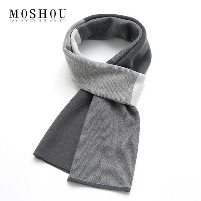 Muški jesensko-zimski šal sa natpisom