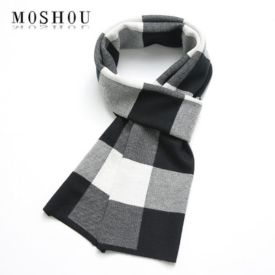 Muški jesensko-zimski šal sa natpisom