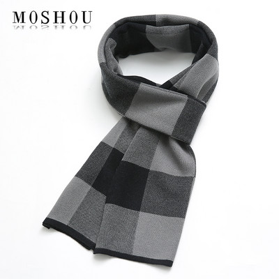 Muški jesensko-zimski šal sa natpisom