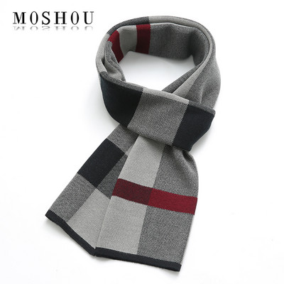 Muški jesensko-zimski šal sa natpisom