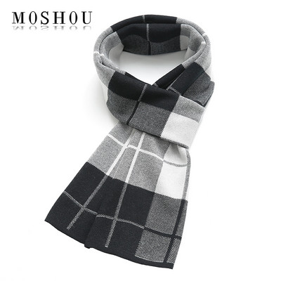 Muški jesensko-zimski šal sa natpisom