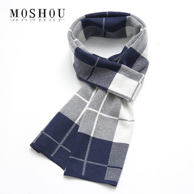 Muški jesensko-zimski šal sa natpisom