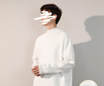 Ανδρικό πουλόβερ με ψηλό γιακά σε διάφορα χρώματα