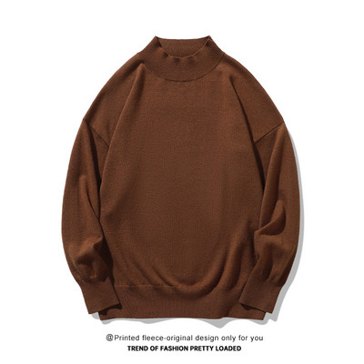 Ανδρικό πουλόβερ με ψηλό γιακά σε διάφορα χρώματα