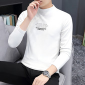 Φθινοπωρινή ανδρική μπλούζα με επιγραφή