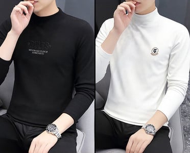 Φθινοπωρινή ανδρική μπλούζα με επιγραφή