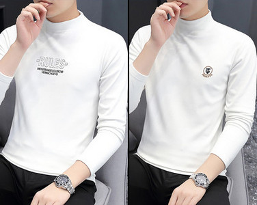 Φθινοπωρινή ανδρική μπλούζα με επιγραφή