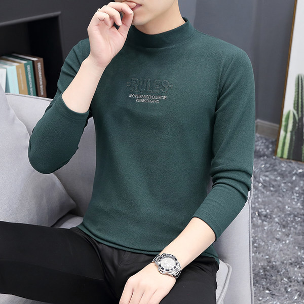 Φθινοπωρινή ανδρική μπλούζα με επιγραφή