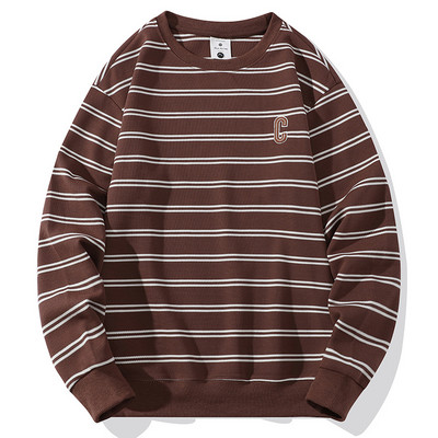 Vīriešu svītrains džemperis četrās krāsās