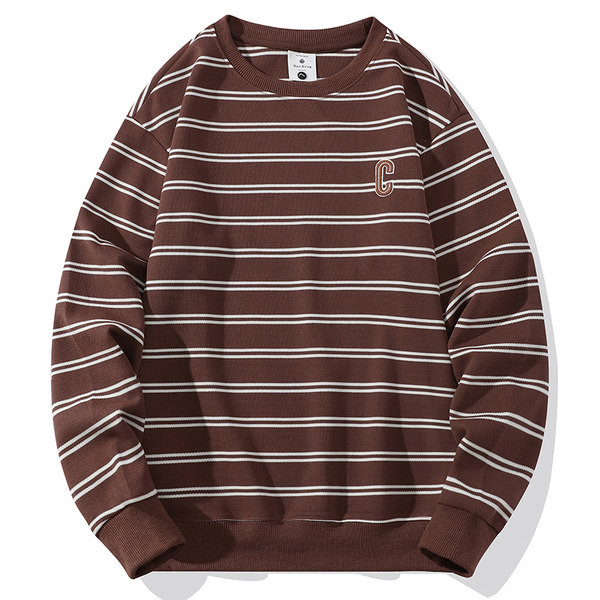 Vīriešu svītrains džemperis četrās krāsās