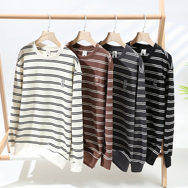 Vīriešu svītrains džemperis četrās krāsās