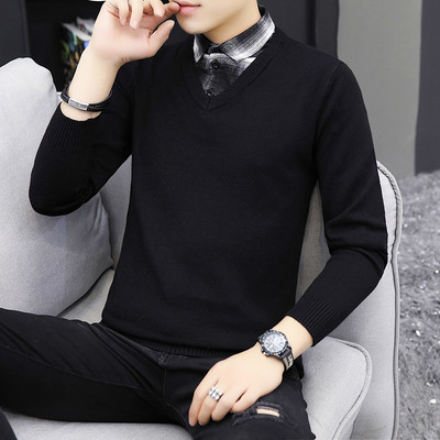 Ανδρικό πουλόβερ καθαρό σχέδιο