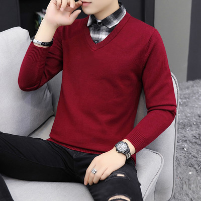 Ανδρικό πουλόβερ καθαρό σχέδιο