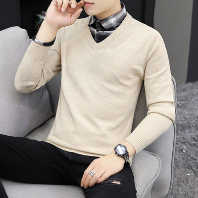 Ανδρικό πουλόβερ καθαρό σχέδιο