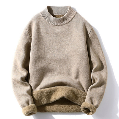 Vīriešu ziemas blūze ar plīša oderi