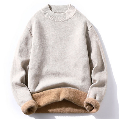 Vīriešu ziemas blūze ar plīša oderi