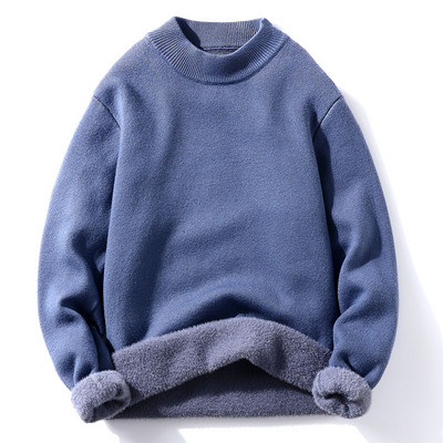 Vīriešu ziemas blūze ar plīša oderi