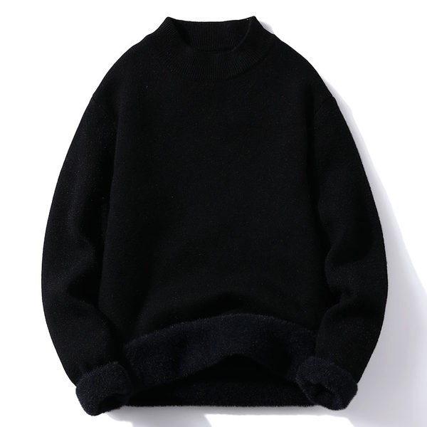 Vīriešu ziemas blūze ar plīša oderi