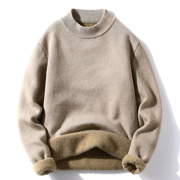 Vīriešu ziemas blūze ar plīša oderi