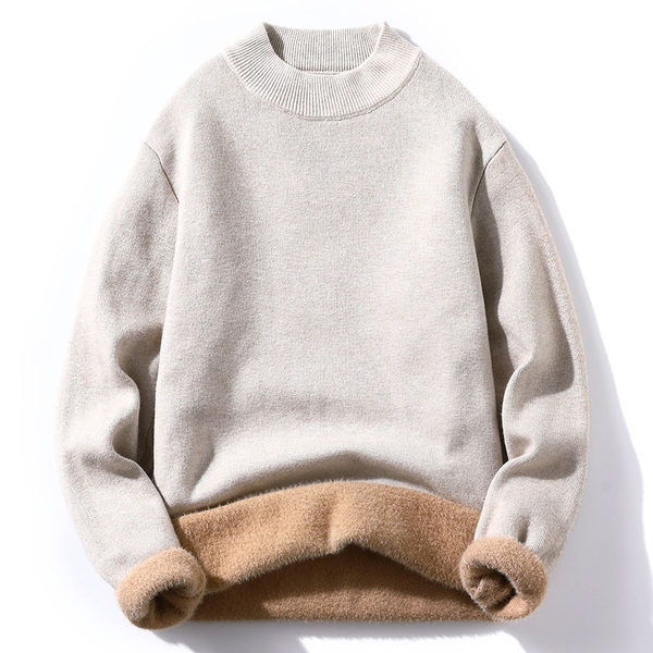 Vīriešu ziemas blūze ar plīša oderi