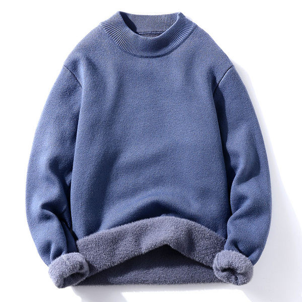 Vīriešu ziemas blūze ar plīša oderi