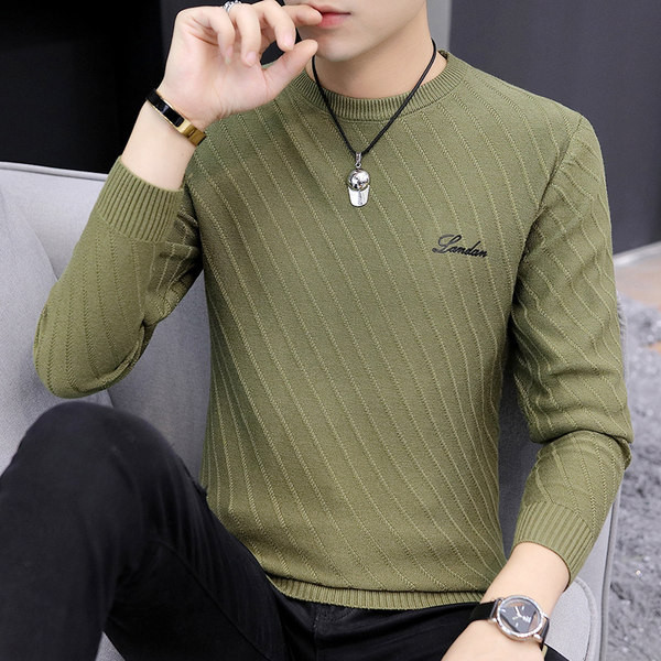 Muški pulover sa vezom u tri boje