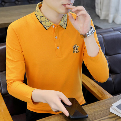 Ανδρική ριγέ μπλούζα - με κέντημα