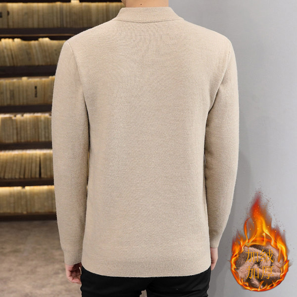 Vīriešu džemperis ar augstu apkakli