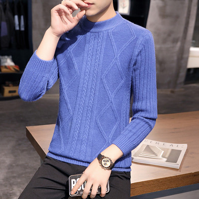 Muški zimski džemper-jednobojan