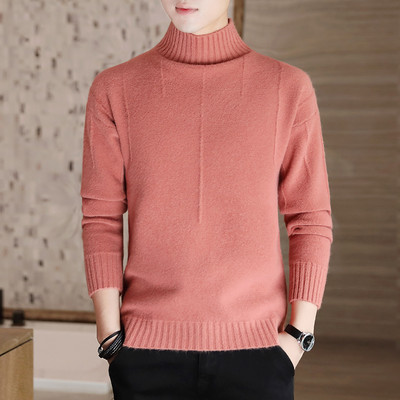 Muški pulover s visokim ovratnikom u više boja