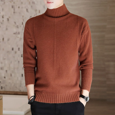 Muški pulover s visokim ovratnikom u više boja