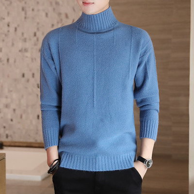 Muški pulover s visokim ovratnikom u više boja