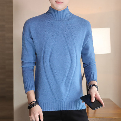 Muški pulover s visokim ovratnikom u više boja