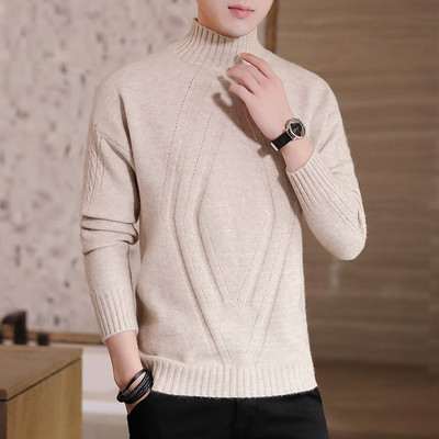 Muški pulover s visokim ovratnikom u više boja