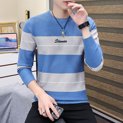 Vīriešu ikdienas džemperis ar uzrakstiem