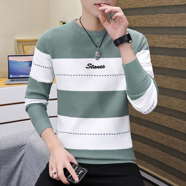 Vīriešu ikdienas džemperis ar uzrakstiem